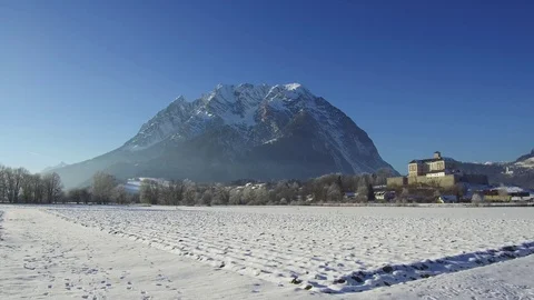 Trautenfels and Grimming Stock Footage 71322872
