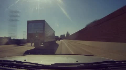 Travel in and out of LA area in time lapse - 1 Stock Footage