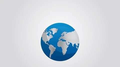 travel around the world animation with p... | Stock Video | Pond5