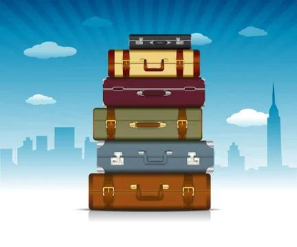 Travel background Stock Illustration