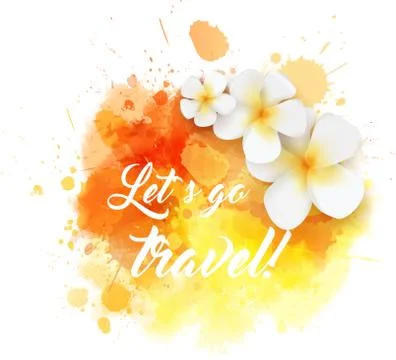 Travel background Stock Illustration