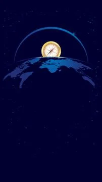 Travel background Illustrazione stock