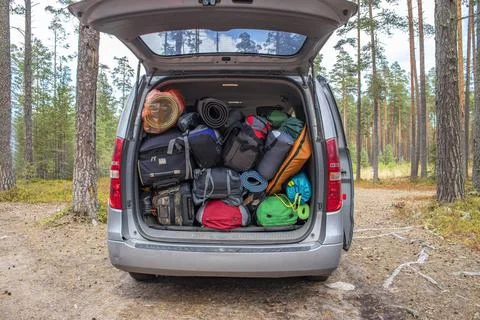 Travel backpack. Stock Photos