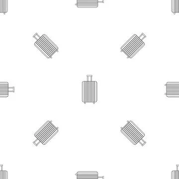 Travel bag pattern seamless vector 스톡 일러스트