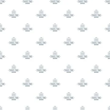 Travel bags pattern vector seamless イラスト素材