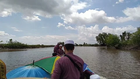 Travel by boat engine Stock Footage 229445310