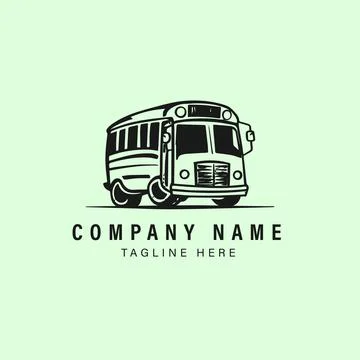 Travel bus icons,  vector emblems tour transport or public, transportation .. Illustrazione stock