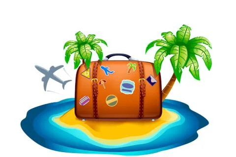 Travel case Stock Illustration