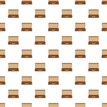 Travel case pattern seamless Illustrazione stock