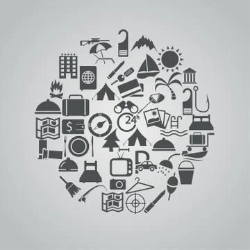 Travel concept Stock Illustration