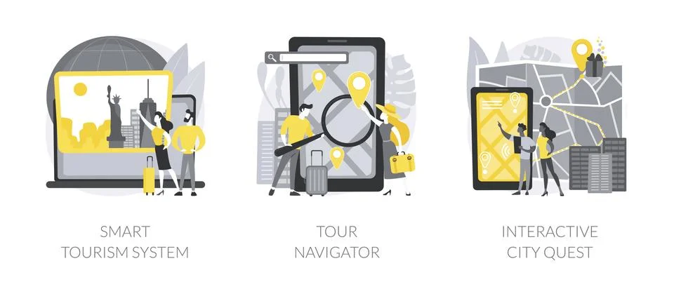 Travel experience abstract concept vector illustrations. 스톡 일러스트