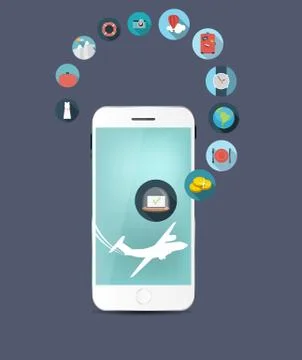 Travel Flat Concept Vector Illustration イラスト素材