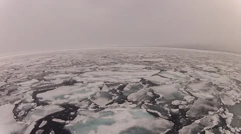 Travel  In the ice ,  Arctic Stock Footage 62451838