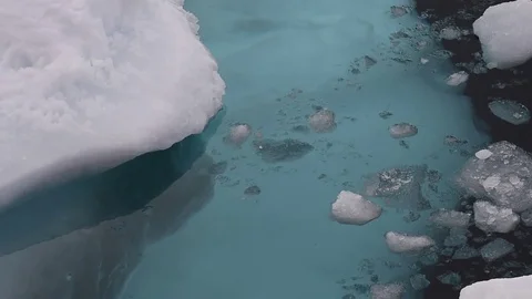 Travel In the ice , Arctic Stock Footage 80208771