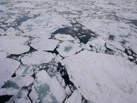 Travel In the ice , Arctic Stock Footage 81307522