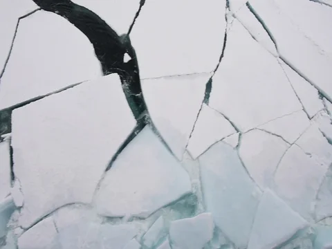 Travel In the ice , Arctic Stock Footage 81307585