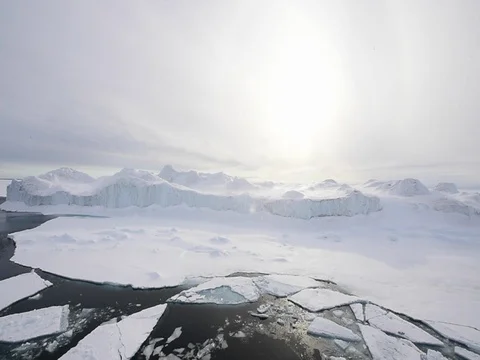 Travel In the ice , Arctic 스톡 동영상 81308984