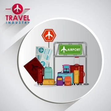 Travel icon design Ilustração Stock