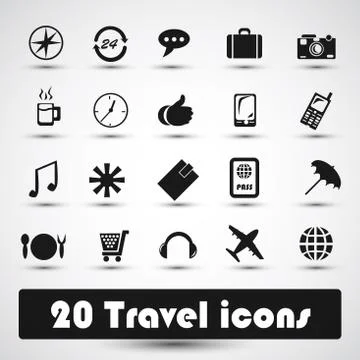 Travel icon Stock-Illustration