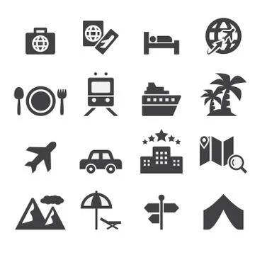 Travel icon Stock Illustration