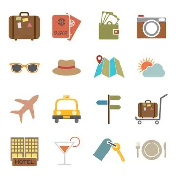 Travel icon Stock Illustration