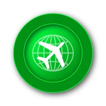 Travel icon. Internet button on white background.. Stock Illustration