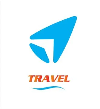 Travel icon logo Stock Illustration
