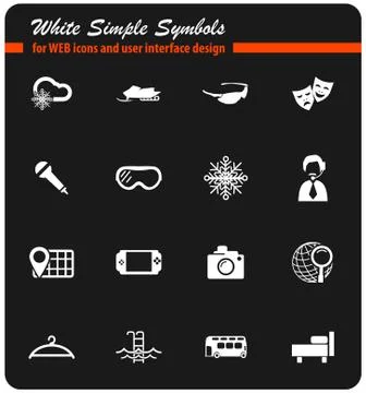 Travel icon set Stock Illustration