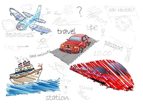 Travel Stock Illustration
