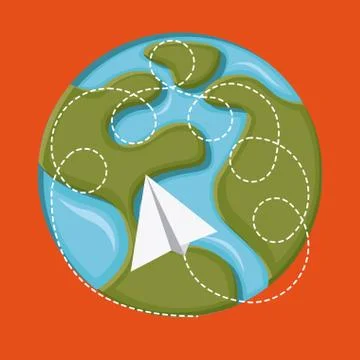 Travel Illustrations, Vector design Stock Illustration