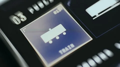 Travel interface showing Train option being selected by user Stock Footage 335493691