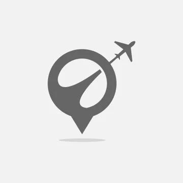 Travel logo design vector template illustration イラスト素材