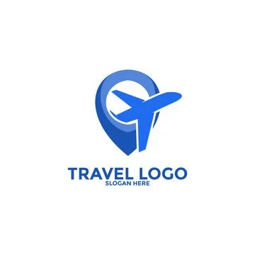 Travel logo icon vector, Simple Travel logo template Stock Illustration