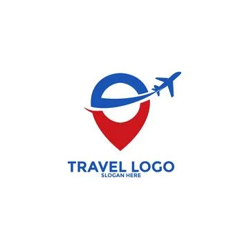 Travel logo icon vector, Simple Travel logo template Stock Illustration