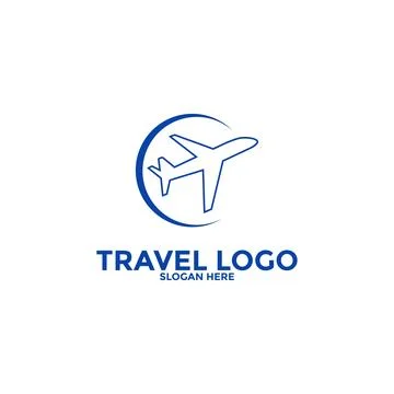 Travel logo icon vector, Simple Travel logo template Stock Illustration
