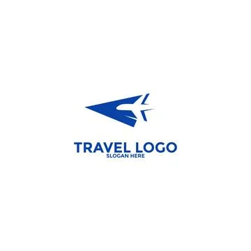 Travel logo icon vector, Simple Travel logo template Stock Illustration