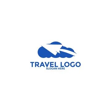 Travel logo icon vector, Simple Travel logo template Stock Illustration