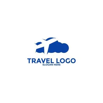 Travel logo icon vector, Simple Travel logo template Stock Illustration