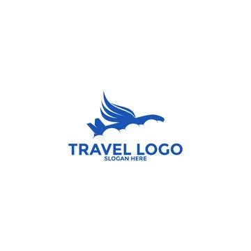 Travel logo icon vector, Simple Travel logo template イラスト素材