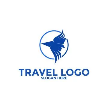 Travel logo icon vector, Simple Travel logo template Stock Illustration
