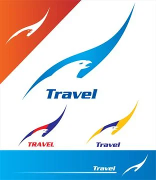 Travel logo template. Stock Illustration