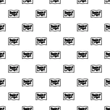 Travel map pattern seamless vector Illustrazione stock