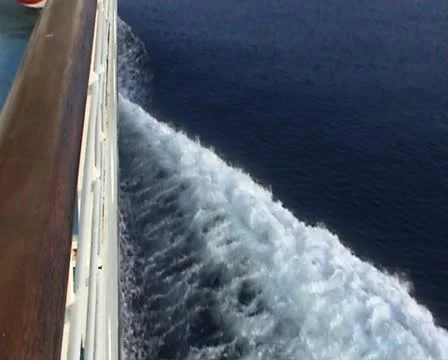 Travel over the waves by ship 2 Stock Footage 10751167