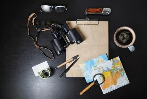 Travel plan background Stock Photos