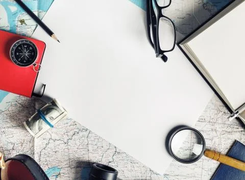 Travel plan background Stock Photos