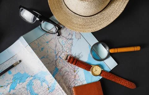 Travel plan concept Stock Photos