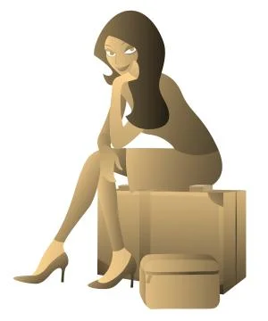 Travel plan Illustrazione stock