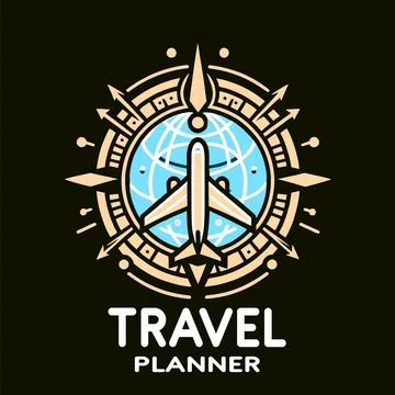 TRAVEL PLANNER Stock Illustration