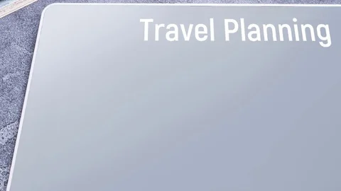 Travel planning concept Stock Footage 85189712