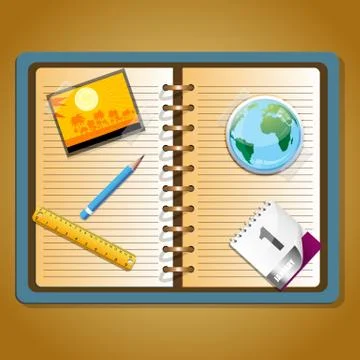 Travel planning Illustrazione stock